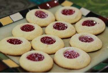 Soft Paleo Lemon Thumbprint Cookies