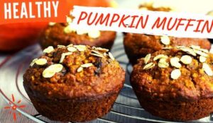 Healthy Pumpkin Muffins with Yogurt