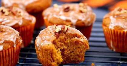 healthy pumpkin muffins with yogurt no sugar